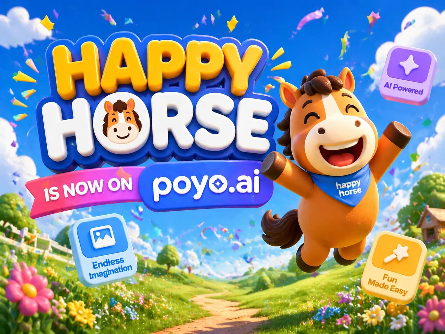 Happy Horse 1.0 API è ora disponibile su Poyo.ai